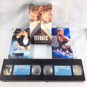 Titanic - 1997 - VHS Tape -Leonardo DiCaprio - Used.